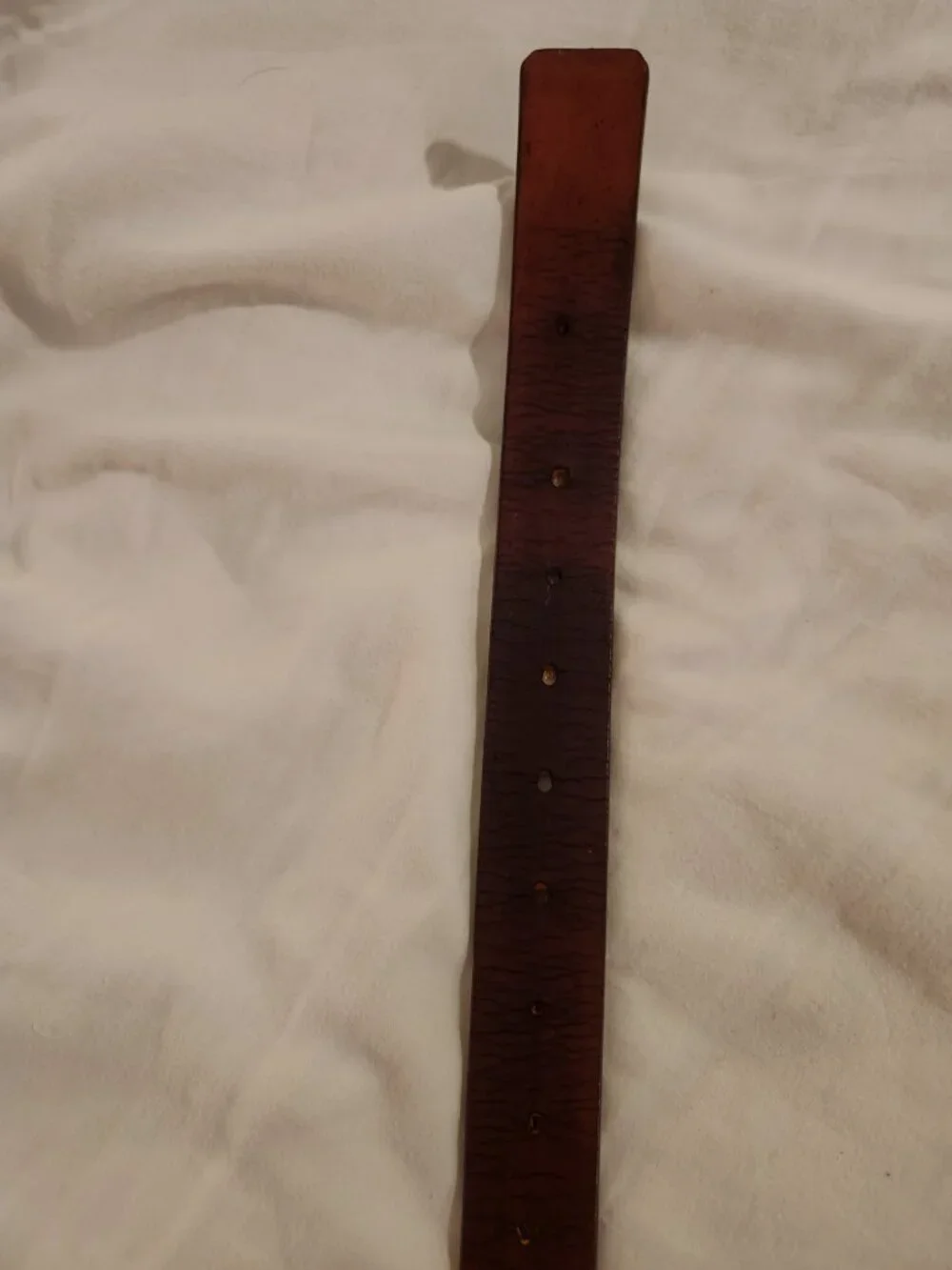 LOUIS VUITTON Dark Brown Leather Belt Adjustable L38